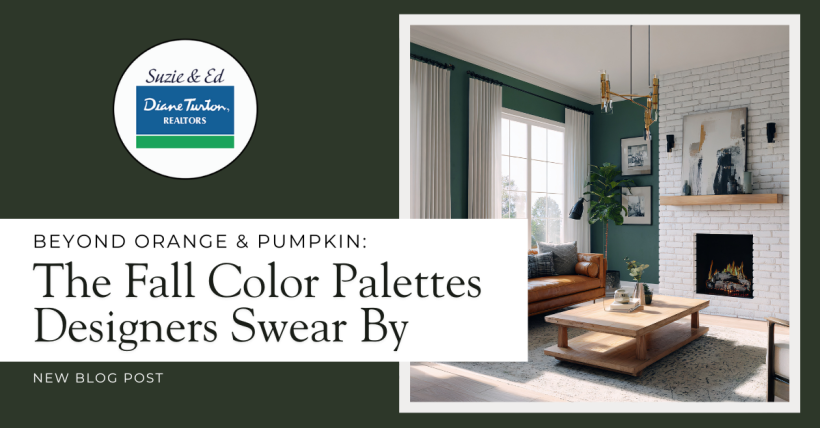 Beyond Orange & Pumpkin: The Fall Color Palettes Designers Swear By